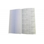  Ticket Book-Long Counter Book--  white colour